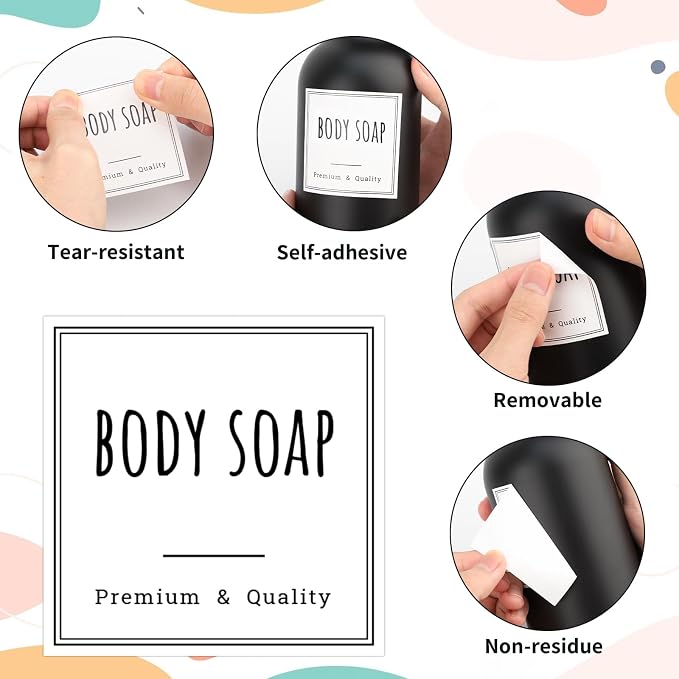 Segbeauty 18pcs Waterproof Self-Adhesive Labels - Image 4