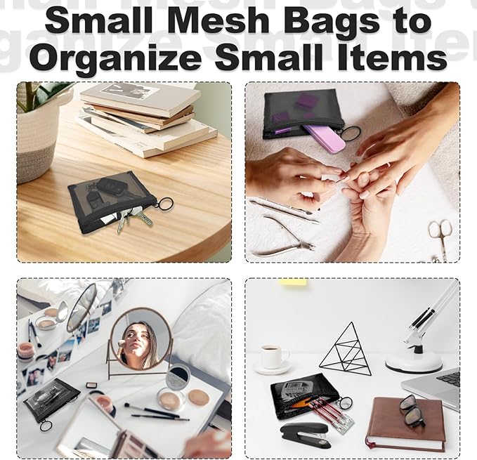 Mini Mesh Pouches, Small Mesh Bags - Image 3