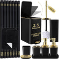 Bathroom Sets with Shower Curtain and Rugs Black Bathroom Accessories Bathroom by BetterbathroomwithXLHOME