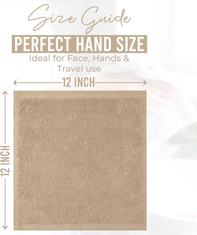 DAN RIVER 24 Pack Wash Cloths for Showering - Image 2