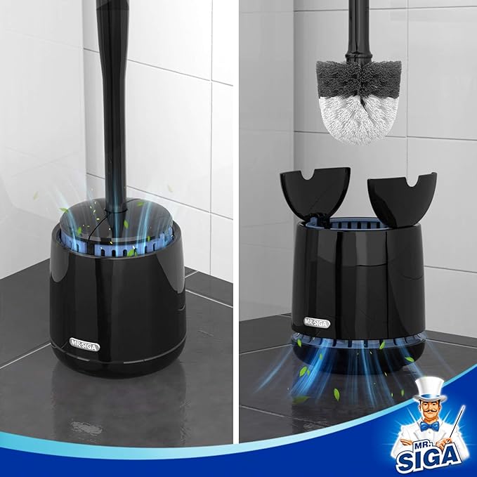 MR.SIGA Toilet Bowl Brush and Holder, - Image 3
