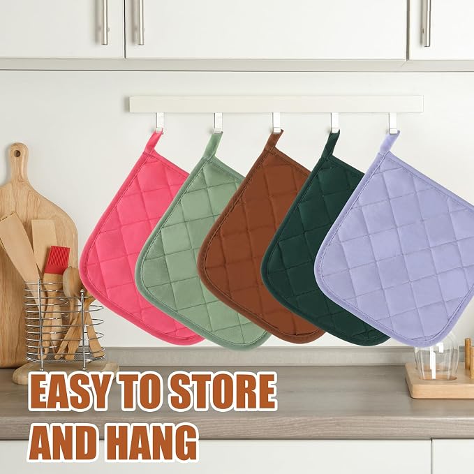 Uiifan 30 Pieces Cotton Pot Holders - Image 5