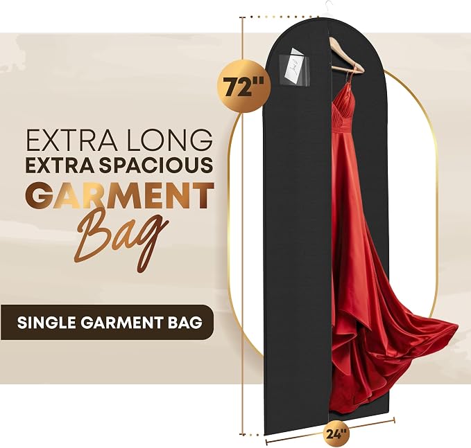 72" Long Dress Bags for Gowns - Image 2