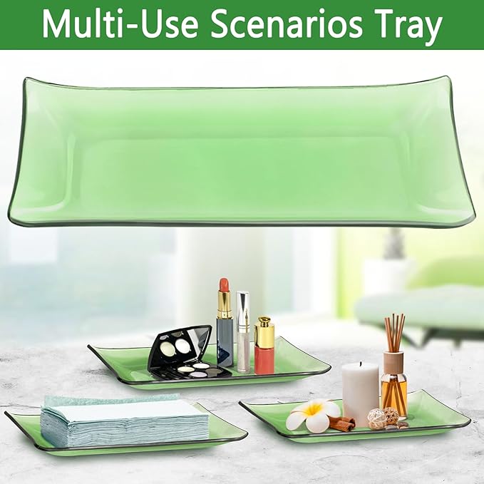 Haturi Bathroom Accessories Set, Toothbrush Holder, Qtip Holder, Vanity Tray - Image 5