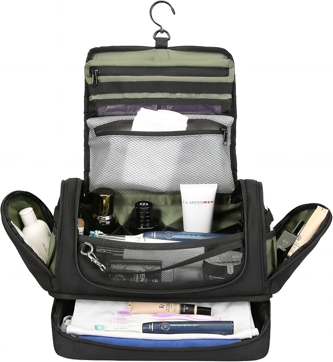 Toiletry Bag for Men, Handing Travel Toiletry Organizer Protable Water by TANGCOREL