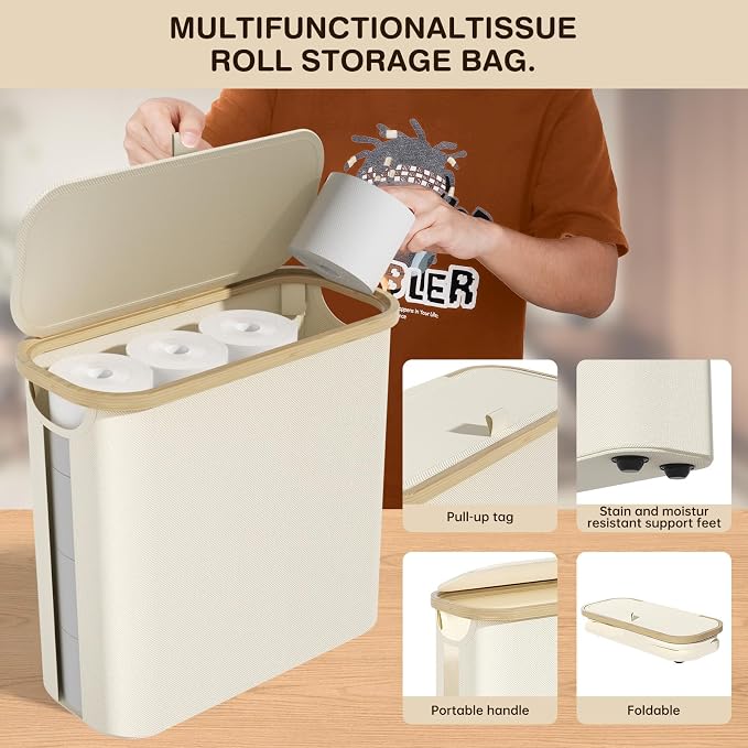 Toilet Paper Storage Basket - Image 2