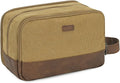 WANDF Travel Toiletry Bag for Men Large Toiletries Shaving Bag Water Resistant by WANDF