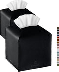 Tissue Box Cover, Jeethemy Square PU Leather Tissue Box Holder, Modern Tissue by Jeethemy