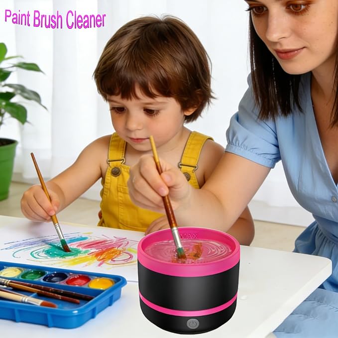 Electric Paint Brush Cleaner, Rinser Cup, Brush Rinser - Image 3