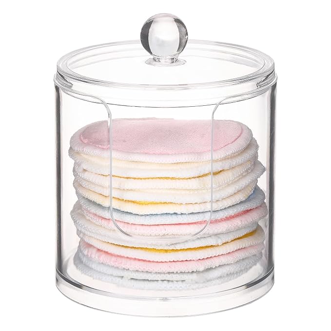 Tbestmax Plastic Cotton Round Holder and Dispenser by Tbestmax