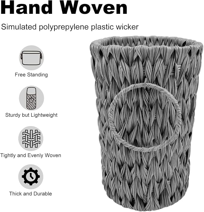 Toilet Paper Storage, Narrow Toilet Paper Basket - Image 4