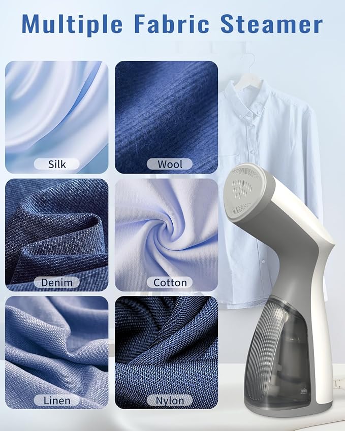 BEAUTURAL Steamer for Clothes, Portable and Handheld Garment Wrinkle Remover - Image 6