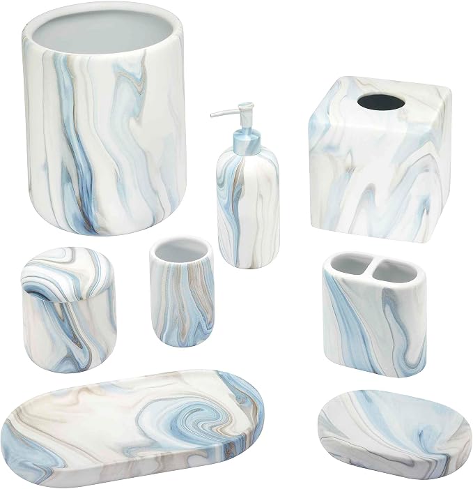Avanti Linens - Wastebasket, Resin Accessories, Guest Bathroom Essentials - Image 4