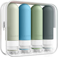 Quatish Travel Bottles for Toiletries, Original Patented Leak Proof Travel Size by Quatish