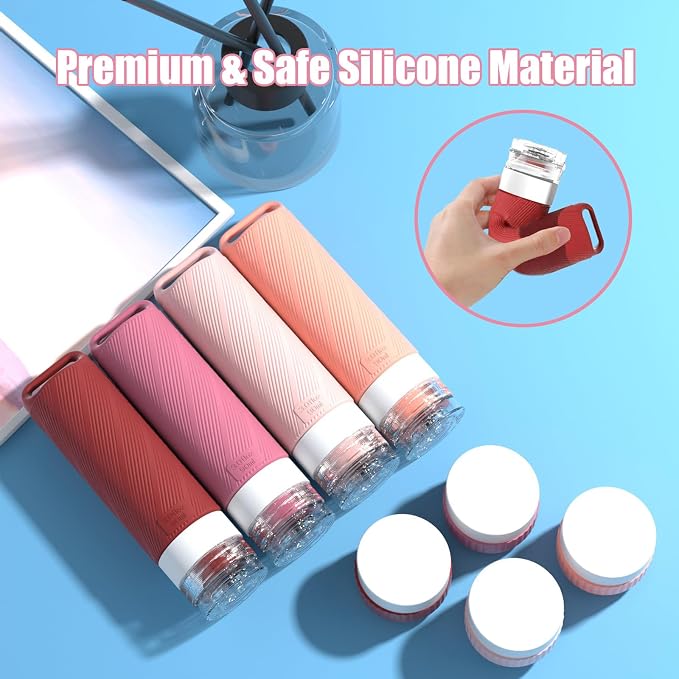 26 Pieces Travel Size Toiletries Bottles Set, Tsa Approved Leakproof Refillable - Image 4
