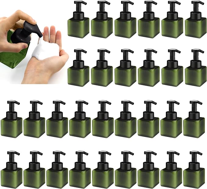 8.5 oz Foaming Soap Dispenser Plastic Foaming Pump Bottle, Refillable Dispenser by Unknown