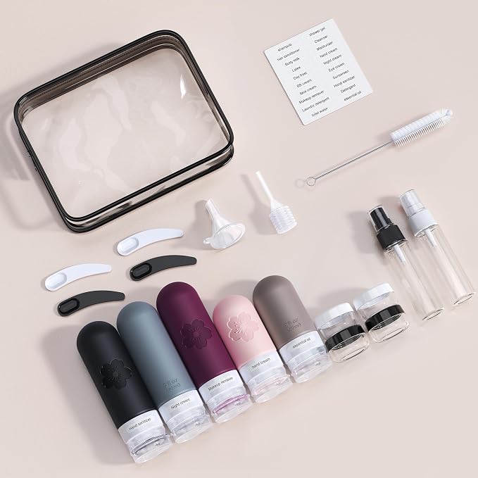 20Pack Travel Bottles for Toiletries, Silicone TSA Approved Travel Size - Image 6