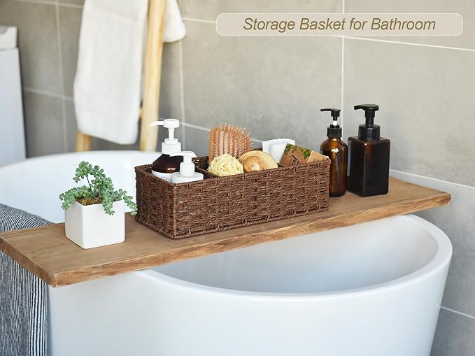 StorageWorks 3-Section Wicker Baskets - Image 4