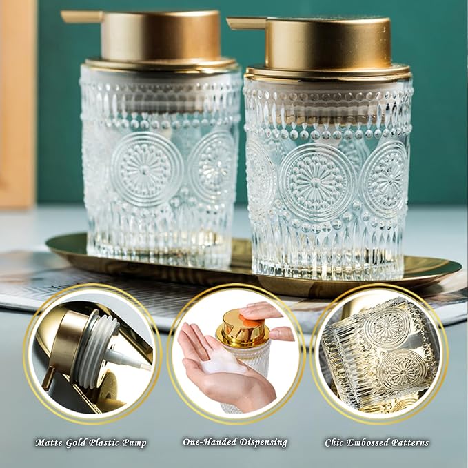Foaming Soap Dispenser for Kitchen & Bathroom Liquid Kitchen Dish Refillable - Image 6