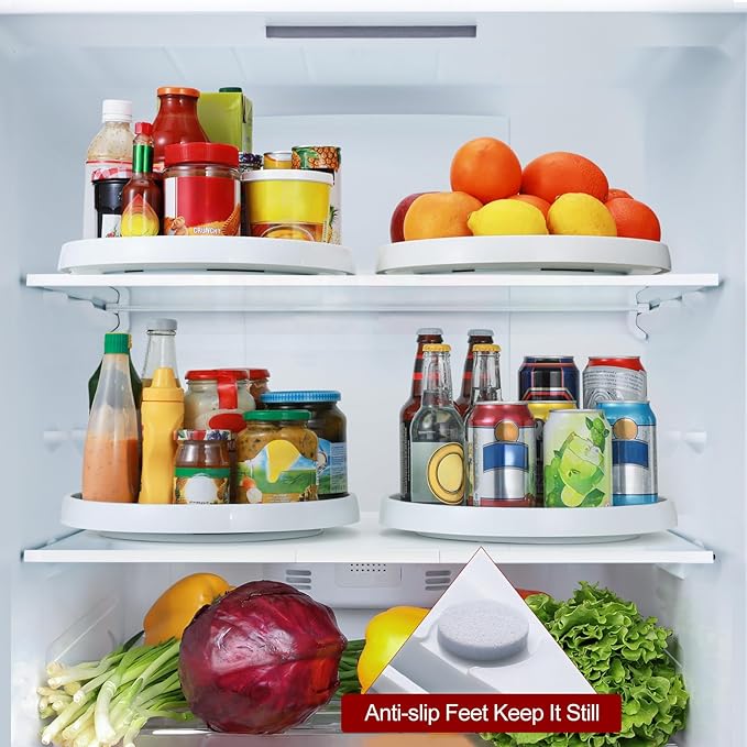 2 Pack, 12-Inch Non-Skid Lazy Susan Organizers - Image 6