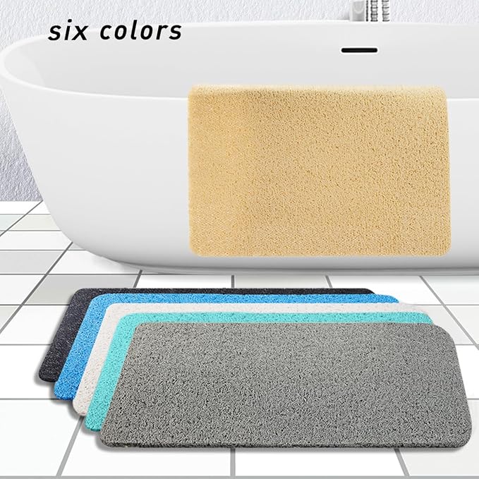 Asvin Soft Textured Bath, Tub Mat, 24x16 Inch, Phthalate Free, Non Slip Comfort - Image 3