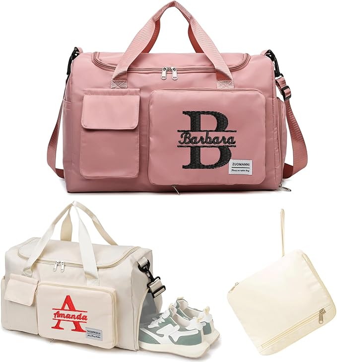 Flycalf Personalized Duffel Bag Dance Travel Bag by Flycalf