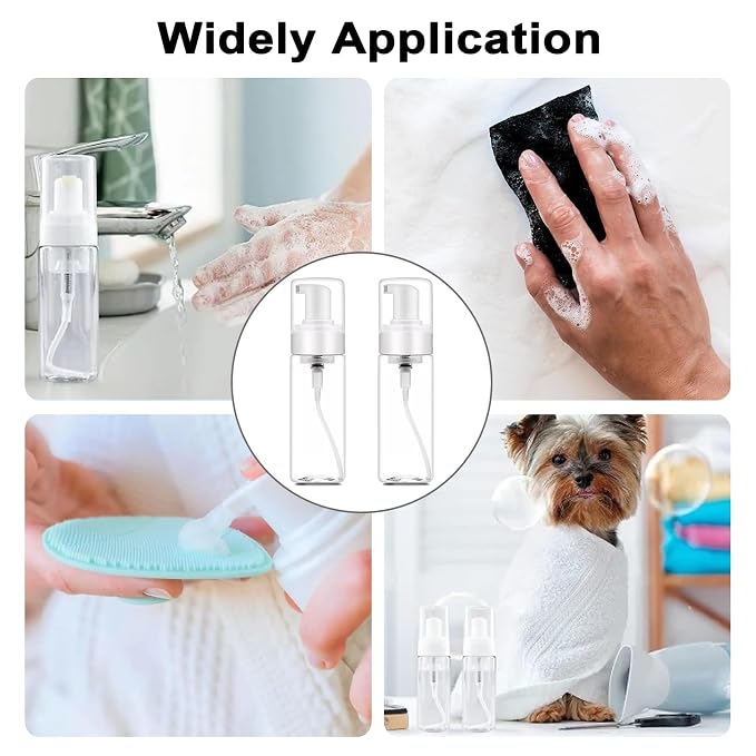 Foam Pump Bottle 7oz 2Pcs Foaming Soap Dispenser 200ml Foaming Spray Bottle - Image 7