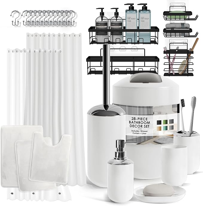 Clara Clark Bathroom Accessories Set by ClaraClark