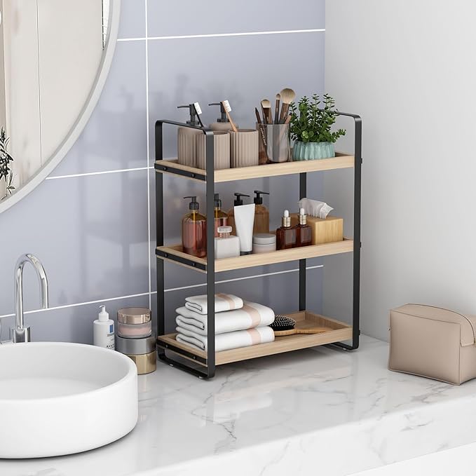 Bathroom Counter Organizer, Bathroom Countertop Organizer, Counter Shelf - Image 4