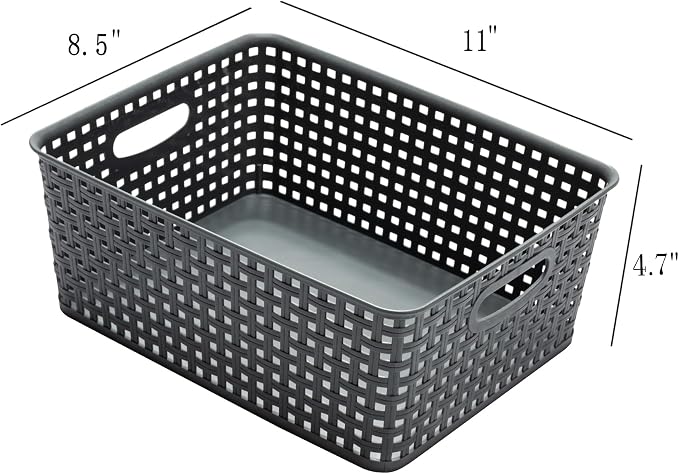 Plastic Storage Baskets for Organizing - Image 3