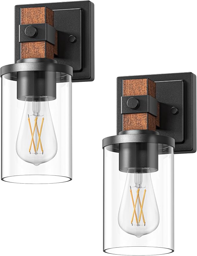 EDISHINE Wall Sconces Set of 2, Farmhouse Vanity Lights Fixtures - Image 8