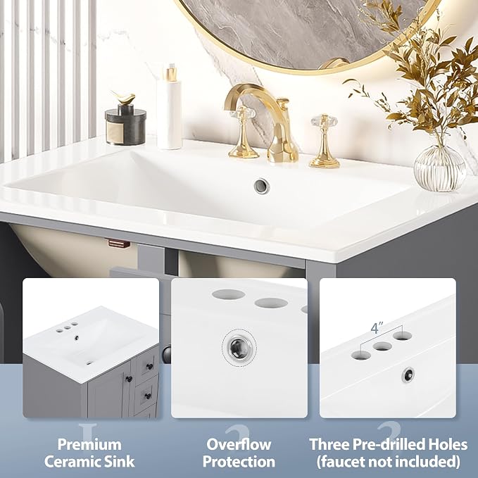 Bellemave 24" Bathroom Vanity - Image 5