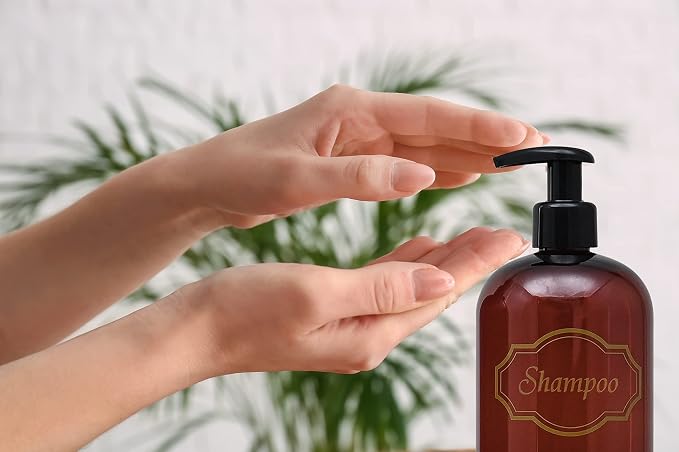 Bottiful Home-16 oz Shampoo and Conditioner Refillable Empty Plastic Pump - Image 7