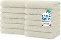 DAN RIVER 12 Pack Wash Cloths for Showering by DanRiver