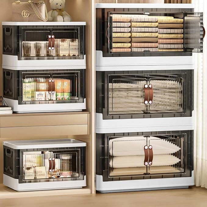 4 Tier Plastic Storage Bins - Image 2