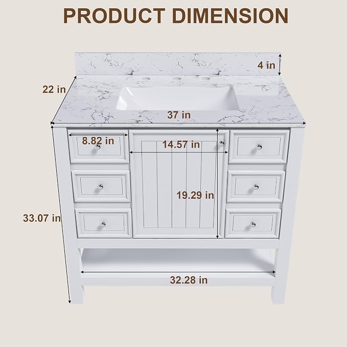 Montary 36" Bathroom Vanity - Image 2