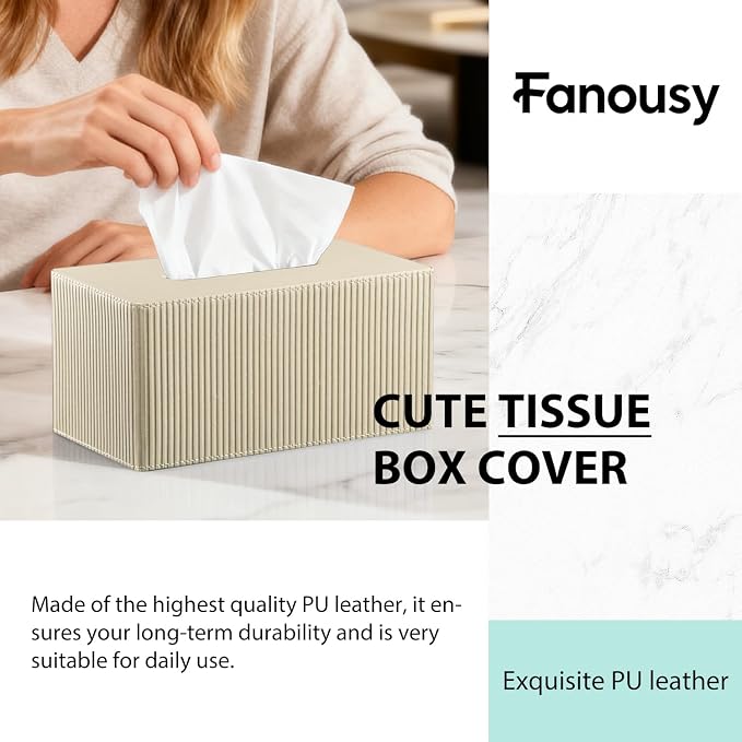 Fanousy Large Tissue Box Cover Rectangular - Image 4