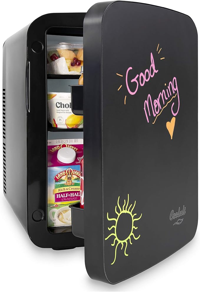 Cooluli 15L Mini Fridge with Magnetic Blackboard - Image 2