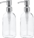 Grove Co. Gel Hand Soap Dispenser 2 x Refillable Glass Bottles by GroveCo