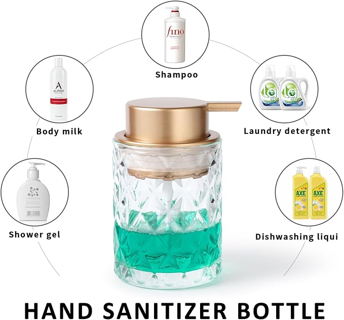 Bathroom Glass Soap Dispenser - Image 5