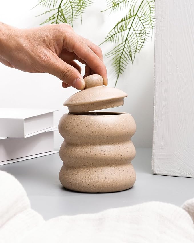 Bathroom Accessory Set 5PCS, Ceramic Bathroom Accessories Set, Irregular Shape - Image 4