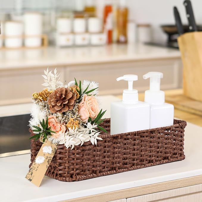 Toilet Tank Basket, Wicker Basket - Image 7