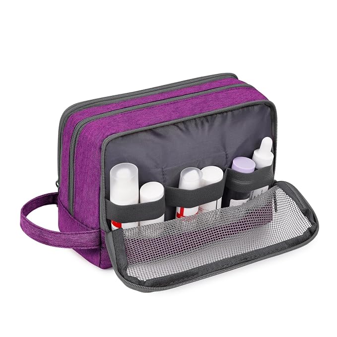 Toiletry Bag for Men Hanging Dopp Kit Water Resistant Shaving Bag Small - Image 6