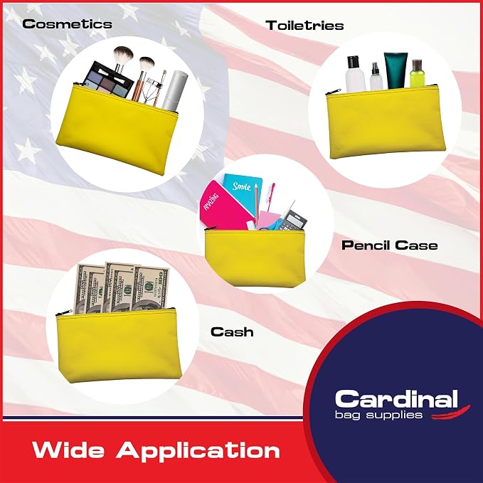 Multipack of 2 Compact Zipper Cloth Pouches, Zipper Bag, Travel Toiletry - Image 4