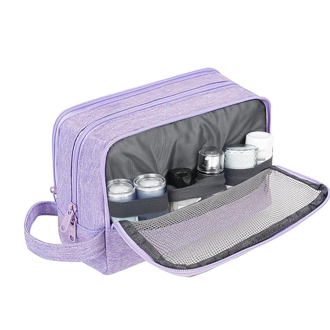 Toiletry Bag for Men Hanging Dopp Kit Water Resistant Shaving Bag Small - Image 7