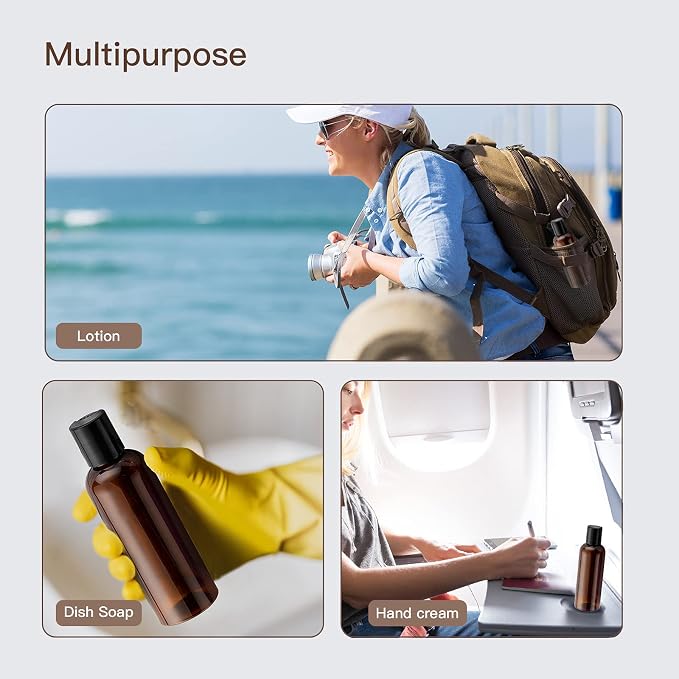 Travel Bottles for Toiletries 3.4 oz - Image 3