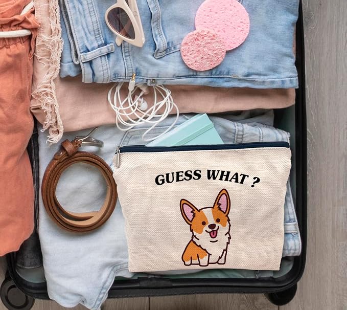 IWXYI Corgi Dog Make up Bag, Corgi Gifts - Image 4