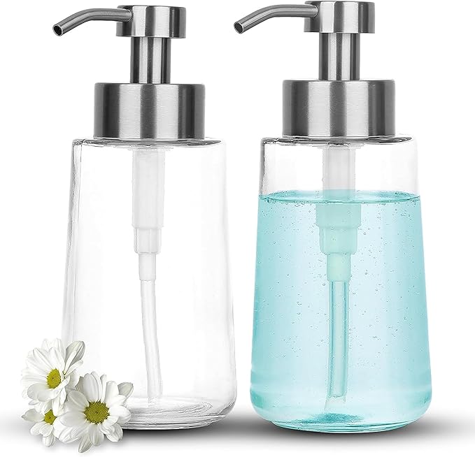 Doiliese Soap Dispenser, Glass Hand Soap Dispenser by DOILIESE