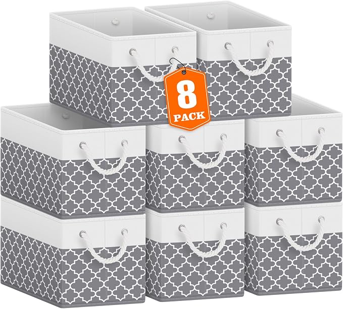 Fab totes Storage Bins, Foldable Storage Baskets by Fabtotes