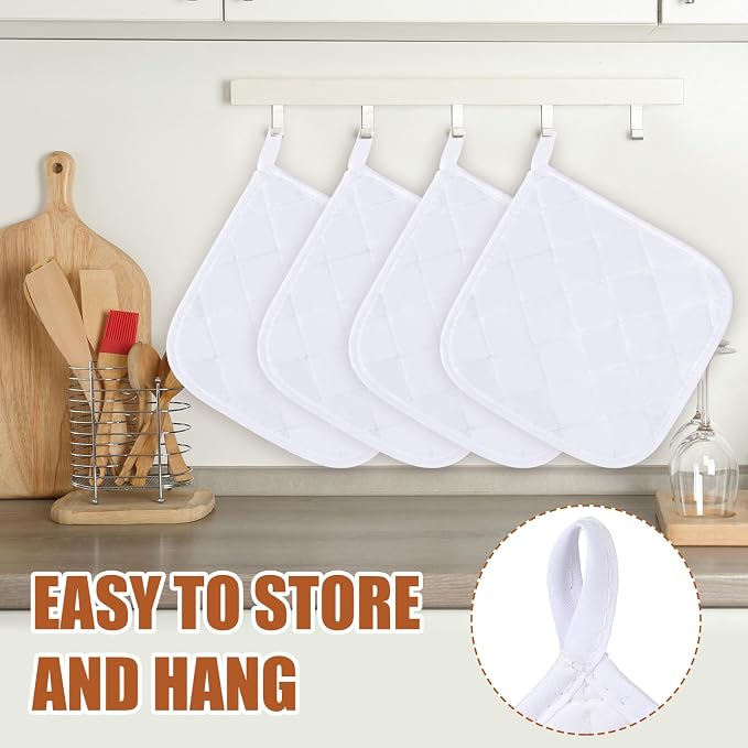 Uiifan 30 Pieces Cotton Pot Holders - Image 6